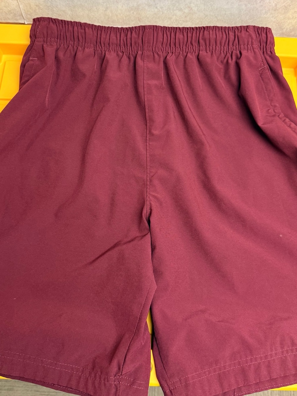 Men's Athletic Shorts in Deep Burgundy
